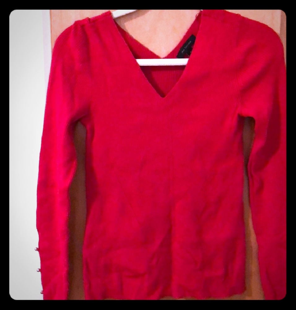 Ann Taylor Beautiful Red Sweater